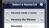 iphone app Namerick