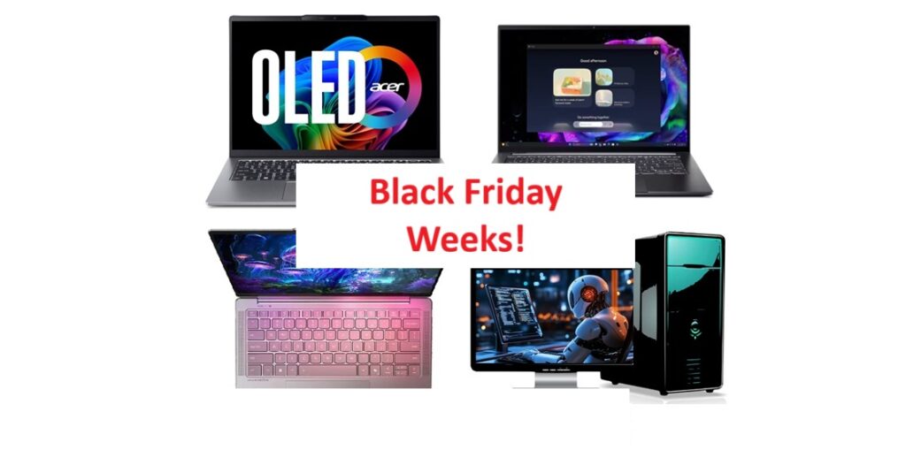 Black Friday Weeks 2025 für KI-PC und KI-Laptop