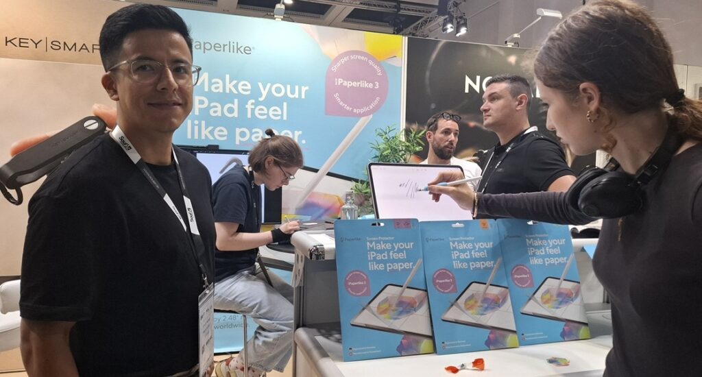 Paperlike auf der Messe im Test