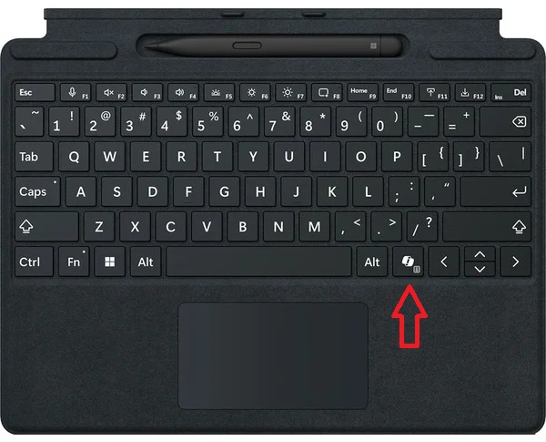Microsoft Surface Pro Keyboard mit Slim Pen, Tastatur