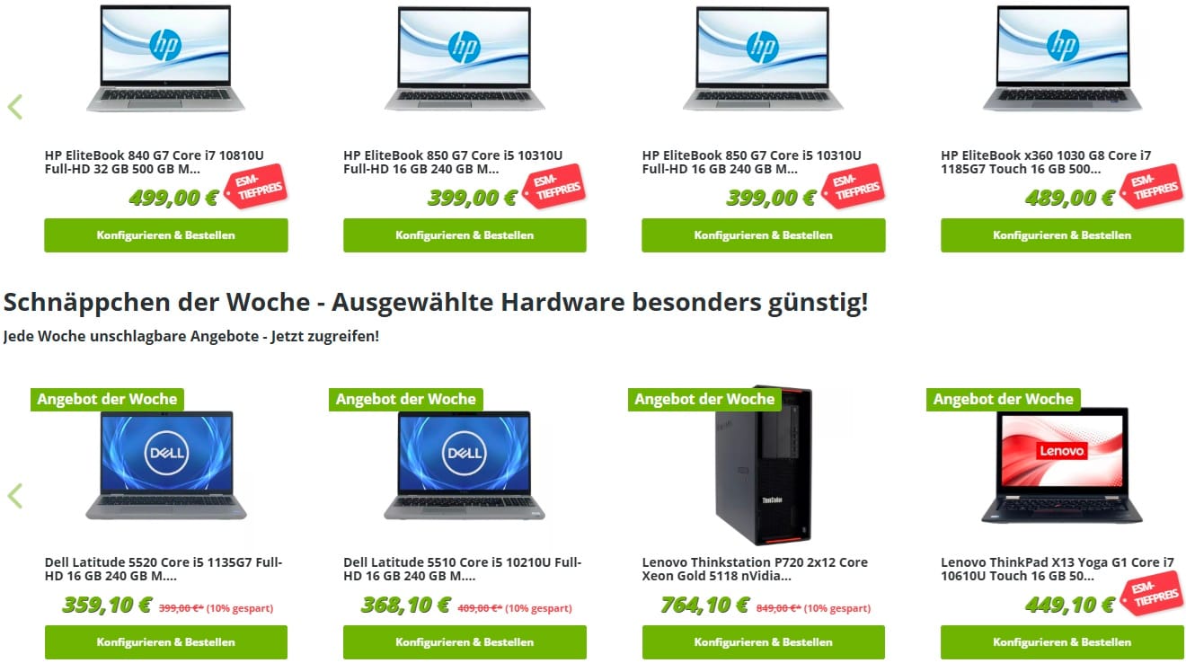Unsere Erfahrungen mit ESM Computer - Refurbished im Vergleich - Das ...