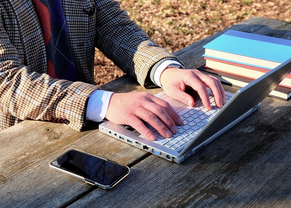 Computer Notebook für den Außendienst