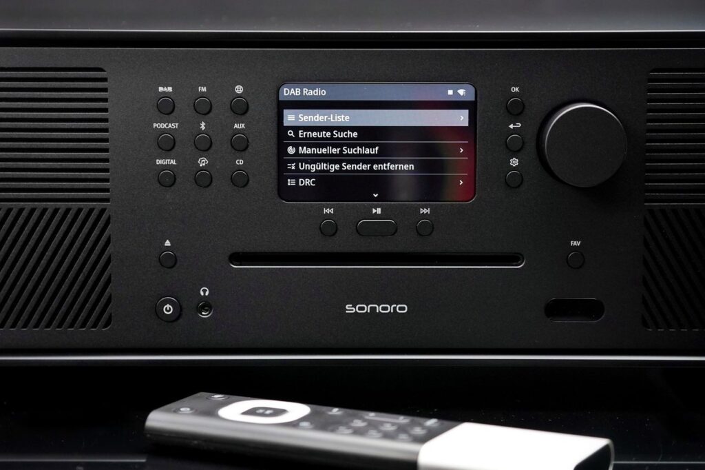 Sonoro Meisterstück Gen 2 Einstellungen und Fernbedienung