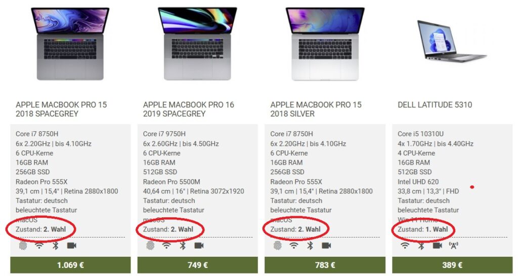 Zustand der Computer bei Green Panda beachten