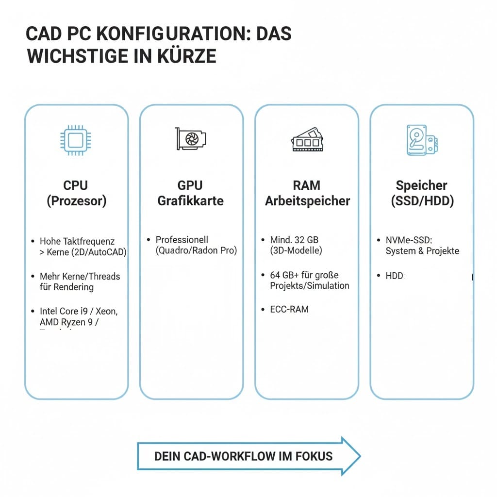 cad workflow für den pc im überblick
