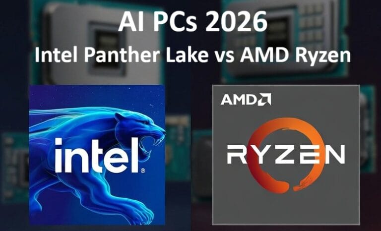 AI PC 2026 Intel Panther Lake Vs AMD Ryzen AI 400 Wer Dominiert Das Intel Panther Lake Vs. AMD Ryzen AI 400 Wer Dominiert Den AI PC 2026 768x466 