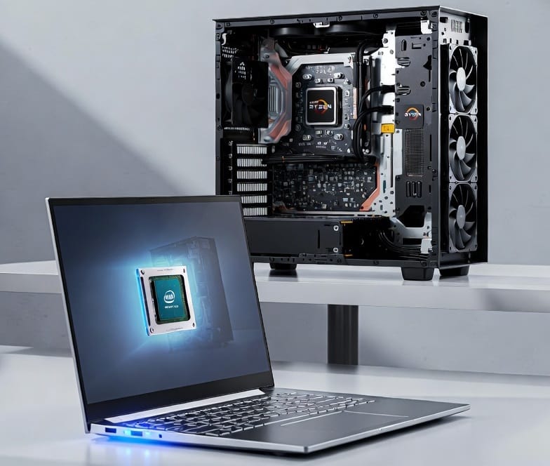 Welche Laptop und Computerhersteller nutzen 2026 Intel-Panther-Lake oder. AMD-Ryzen-AI-400