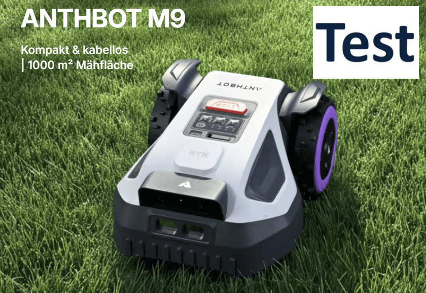 Anthbot M9 bewährt sich auf mittelgroßen Flächen als Allounder