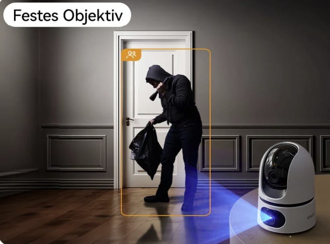 Imou Innen Überwachung erkennt feste Objekte