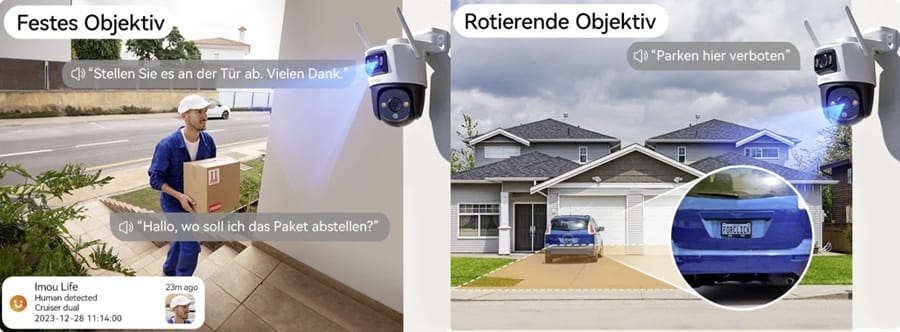 Imou Überwachungskameras erkennt alles und benachrichtigt Sie