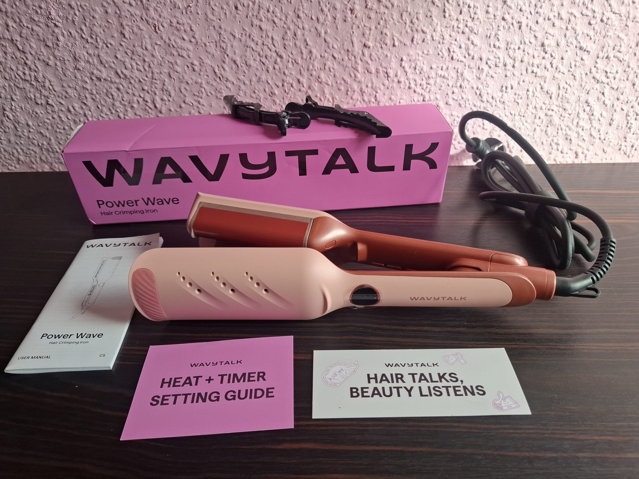 Das WAVYTALK Power Wave Welleneisen im Praxistest - Unboxing und Zubehör