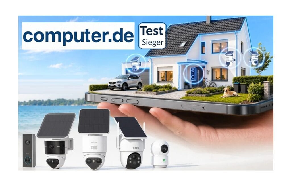 Die besten 3 Überwachungskameras mit Solarpanel 2026 – 7 Marken im großen Test