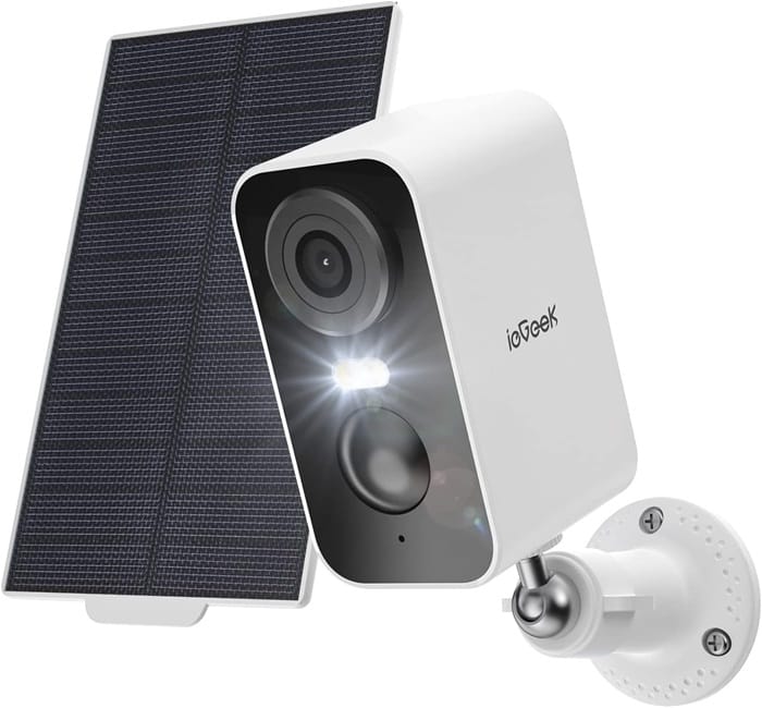 ieGeek Akku‑Cam mit Solarpanel