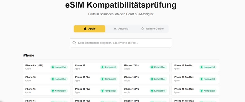 BuddySIM - prüft die Konnektivität deines Handys
