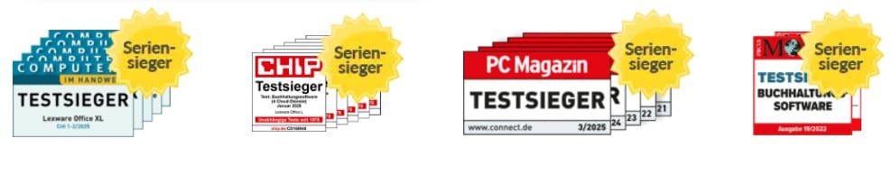 Lexware Office wurde auch bei uns zum Testsieger für kleinere Unternehmen gekürt