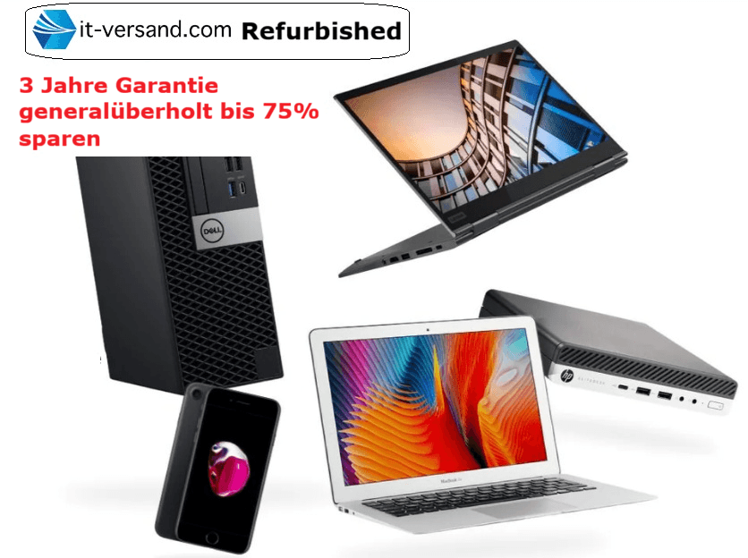 it versand refurbished testsieger
