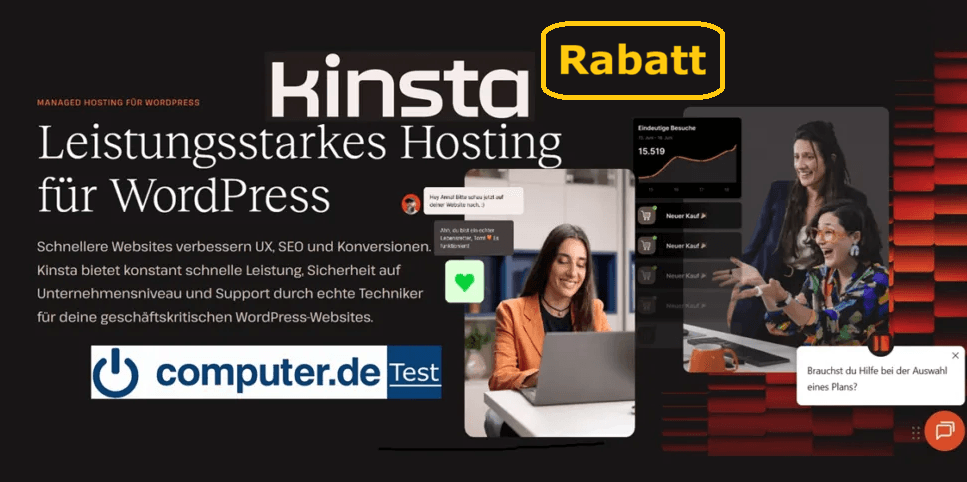 Kinsta Rabattcode 2026 mit aktuellen Sparmöglichkeiten und Hosting-Angeboten