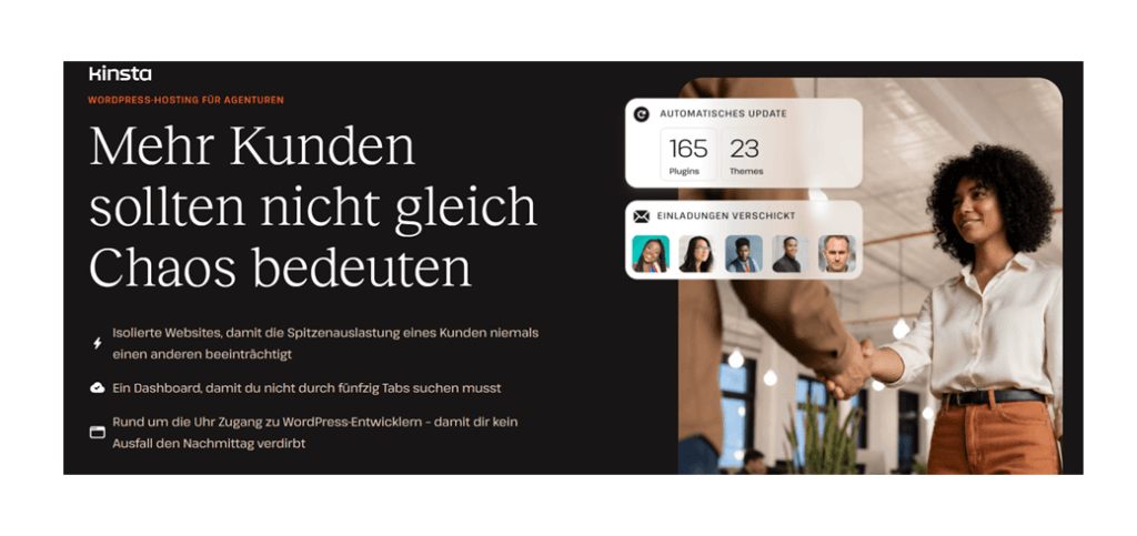 Kinsta für Agenturen: Lohnt sich das Hosting für Kundenprojekte?